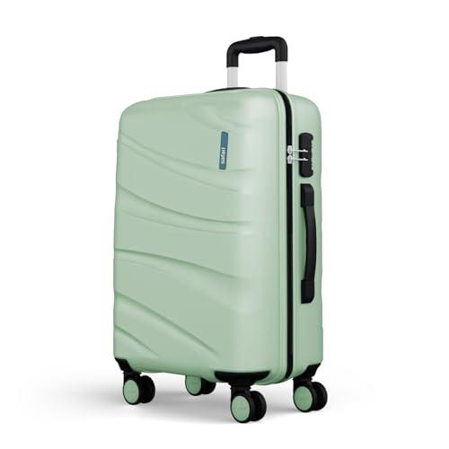 Safari Large Persia 8 Wheels 77cm Checkin Trolley Bag Hard case Polycarbonate 360 Degree Wheeling System Luggage, Travel Bag, Suitcase for Travel, Trolley Bags for Travel, Jade Green - Safari Luggage