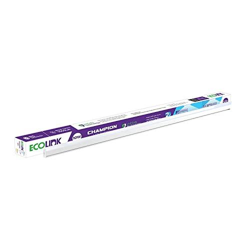 EcoLink 10-Watt Polycarbonate Batten (Natural White, Pack of 4) - EcoLink Home
