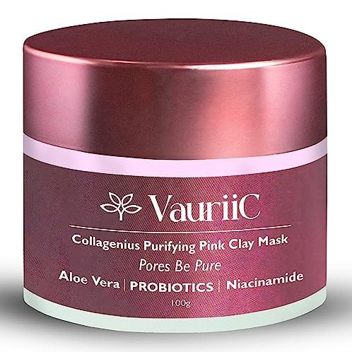 VauriiC De-Tan Face Mask for Glowing Skin| Clay Mask with Lactic Acid for Tan Removal, Reduction in Blackheads, Instant Brightening| New-Age Ubtan Face Pack for All Skin Types | Men & Women- 100g - VauriiC Beauty