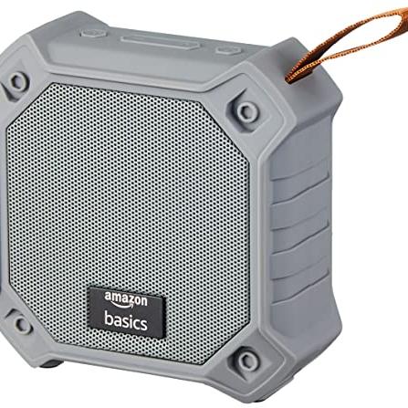amazon basics 5W Bluetooth 5.3 Speaker, Upto 36 Hrs Playtime, True Wireless Technology, Built in Mic, Multiple Connectivity Modes (Rubber, Grey) - amazon basics Electronics