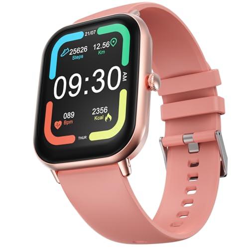Fire-Boltt Ninja Call Pro Max Smart Watch 2.01” HD Display, Bluetooth Calling, AI Voice Assistant, 120 Sports Modes, IP67 Waterproof, SpO2 Monitor, Smart Watch for Man & Woman- Pink - Fire-Boltt Personal Computer