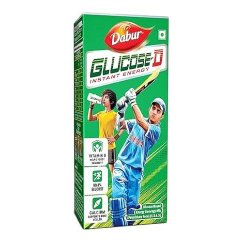 DABUR Glucose-D Juicy & Tasty - 1 Kg Powder (Carton)|Instant Energy Recharge With 99.4% Glucose|Vitamin D Boosts Immunity|Calcium Supports Bone Health,1 Count,29 Servings - DABUR Drugstore