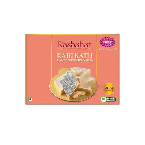 Karachi Bakery Kaju Katli 200gm | Kaju barfi | Indian Sweet | Made with Cashew | Mithai | Diwali | Festive - Karachi Bakery Grocery