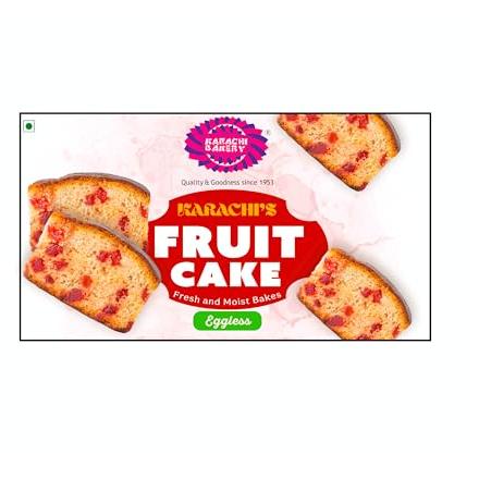Karachi Bakery Fruit Cake 200gram - Karachi Bakery Grocery