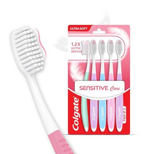 Colgate Gentle Sensitive Care Ultra Soft Bristles Toothbrush - 5Pcs - Colgate Drugstore