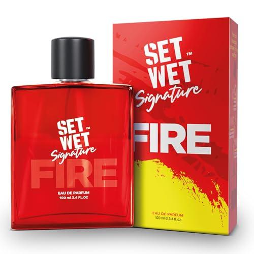 Set Wet Fire Perfume for Men, 100ml|Woody Long Lasting Perfume for Men|Gift for Men|Best Date Night Fragrance - Set Wet Beauty