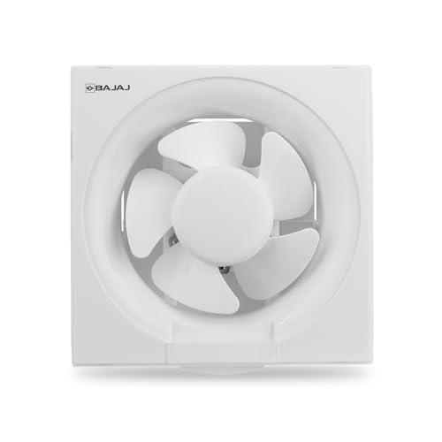 Bajaj AirOut 150 MM 4 Star Dom Exhaust Fan | Back Shutter | 100% Copper Motor | Auto Thermal Protector | Aerodynamaically Designed Blade【White】 - Bajaj Kitchen