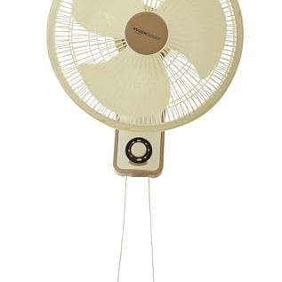 amazon basics High-Speed Wall Fan I 3 Adjustable Fan Speeds | Rust Resistant Body | RPM 1900 | 400mm Sweep Length (White) - amazon basics Kitchen