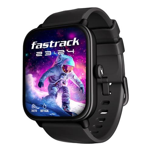 Fastrack Limitless Glide X 1.83" Smart Watch with Ultra UV HD Display, SpO2, Heart Rate & Sleep Tracking, Bluetooth Calling, 100+ Sports Modes, 5-Day Battery, Smartwatch for Men & Women (Black) - Fastrack Watch