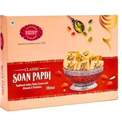 Karachi Bakery Soan Papdi 400gm | Indian Sweet | Classic Flavour | Mithai - Karachi Bakery Grocery