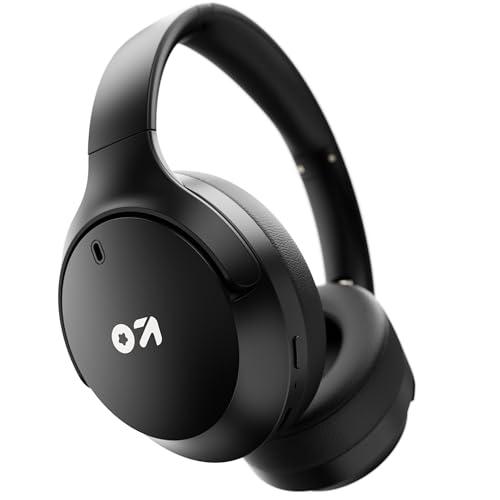 GOBOULT Made in India Q Over Ear Bluetooth Headphones with 70H Playtime, 40mm Bass Drivers, Zen™ ENC Mic, Type-C Fast Charging, 4 EQ Modes, IPX5 Headphones Wireless with mic (Black) - GOBOULT Electronics