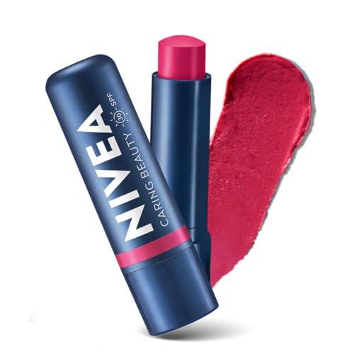 NIVEA Lip Caring Beauty Pink Lip Balm | Lip & Cheek Tint with SPF 30 - NIVEA Beauty