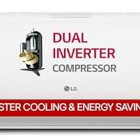 LG 1.5 Ton 3 Star DUAL Inverter Split AC (Copper, AI Convertible 6-in-1, VIRAAT Mode, Diet Mode+, Faster Cooling & Energy Saving, HD Filter with Anti-Virus Protection, US-Q18JNXE, White) - LG Major Appliances