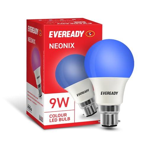 Eveready Neonix 9W Color LED Bulb, B22 Base, Blue - Eveready Home