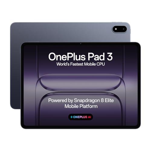 OnePlus Pad 3 World's Fastest Snapdragon 8 Elite Processor, 13.2" 3.4k Screen, 144Hz Adaptive Refresh Rate, 8 Speakers, OnePlus AI, 12140 mAh Battery, 12 GB RAM + 256 GB ROM WiFi, Storm Blue - OnePlus Personal Computer
