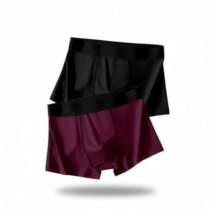 AVIDURA Anti Bacterial Micromodal Solid Underwear for Men Combo Airsoft Trunk Breathable Inner for Men Sweatproof Underwear Imported Nylon Fabric Multi Pack of 2 (in, Alpha, L, Regular, MB-3) - AVIDURA Apparel