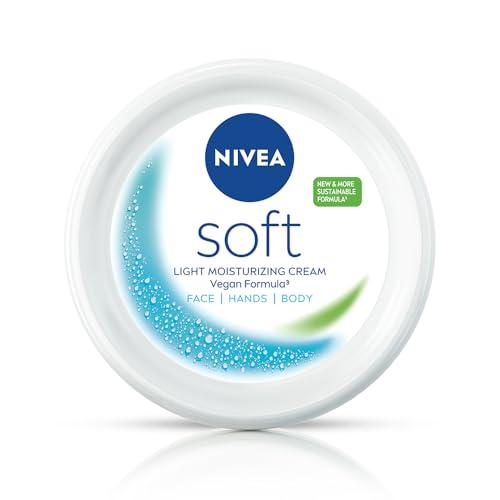 NIVEA Soft Light Moisturizer, 300 ml | Instant Hydration with Vitamin E & Jojoba Oil | Non-Greasy Cream for Face, Body and Hands | For Smooth, Healthy Skin - NIVEA Beauty