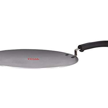 Tosaa Aluminium Non-Stick Concave Tawa, Black, 25cm - Tosaa Kitchen