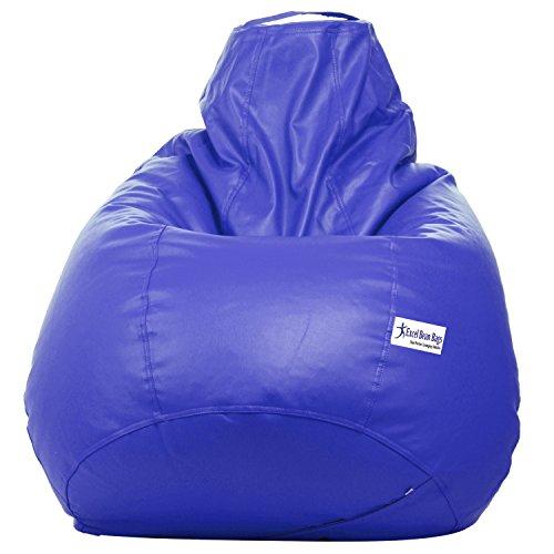 Sattva Classic Leatherette Bean Bag Cover (Without Beans) XXL Size - Royal Blue - SATTVA Classy.Elegant.Stylish Furniture