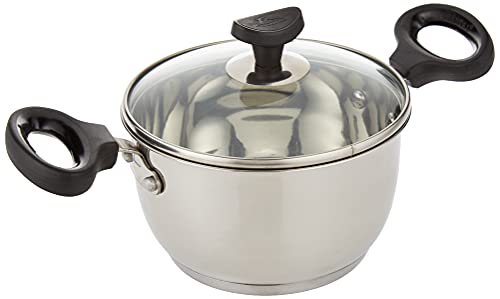 Crystal Stainless Steel Induction Bottom Casserole, 160 Mm, Standard, Multicolor