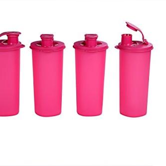 Signoraware Jumbo Stylish Sipper Set, 500ml, Set of 4, Pink - SIGNORA WARE Kitchen