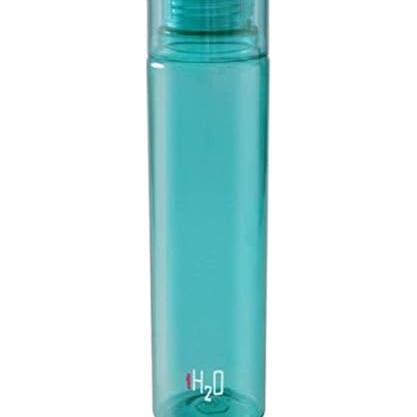 CELLO H2O Round Water Bottle 1000ml, Green | BPA Free, Unbreakable & Reusable PET Bottle | Leakproof Silicone Lid Fridge Set of Water Bottle For Kitchen, Office, School, College, Travel & Gifting - CELLO Kitchen