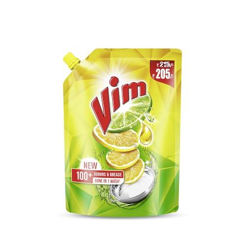Vim Dishwash Liquid Gel Lemon 900 ml Refill Pouch - VIM Drugstore
