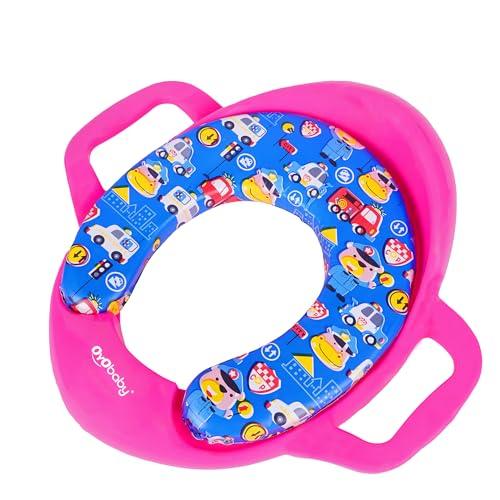 OYO BABY – Cushioned Potty Seat with Handle (Baby Potty Trainer Seat) (Pink)
