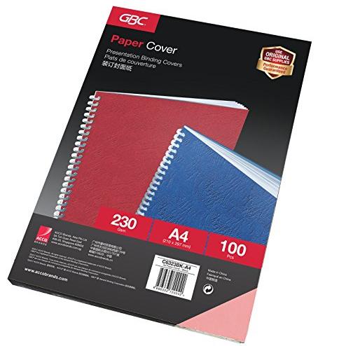 GBC Ibicover Binding Cover 63 Series 230GSM A4 Pink (Pack of 100)