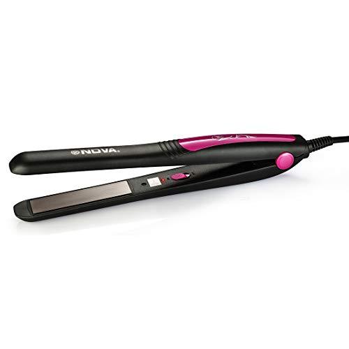 Nova NHS - 840 Selfie Hair Straightener for Women (Pink) - Nova Personal Care Appliances