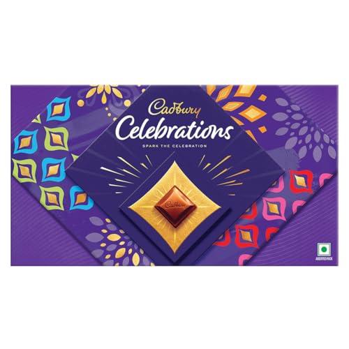 Cadbury Celebrations Assorted Chocolate Diwali Gift pack, 120.2 g - Cadbury Grocery