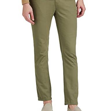 Amazon Brand - Symbol Men's Regular Casual Trousers (AW-SY-MCT-1154_Lt Olive_34) - Amazon Brand - Symbol Apparel