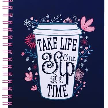 DOODLE B5 Hardbound Spiral Notebook Diary | 160 Undated Ruled Pages | 80 gsm Acid Free Paper | Open Flat To Write Comfortably (Morning Glory)