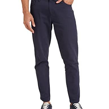 Amazon Brand - Symbol Men's Slim Casual Trousers (AW-SY-MCT-1173_Navy_32) - Amazon Brand - Symbol Apparel