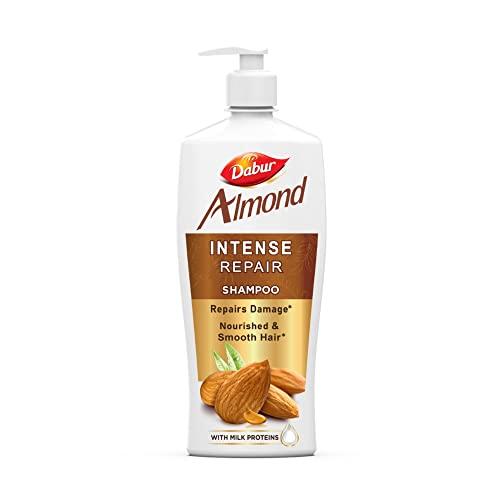 Dabur Almond Shampoo - 650 ml | For Nourished & Smooth Hair | Intense Nourishment | Helps in Hair Strenghtening | With Almond-Vita Complex & Milk Extracts - Dabur Beauty