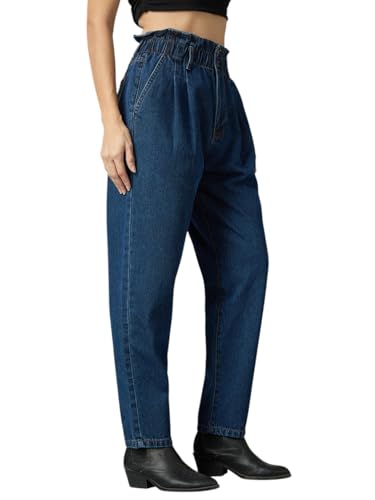 AKA Chic Tapered Fit Women Jeans (AKCB 1449_Blue_26)