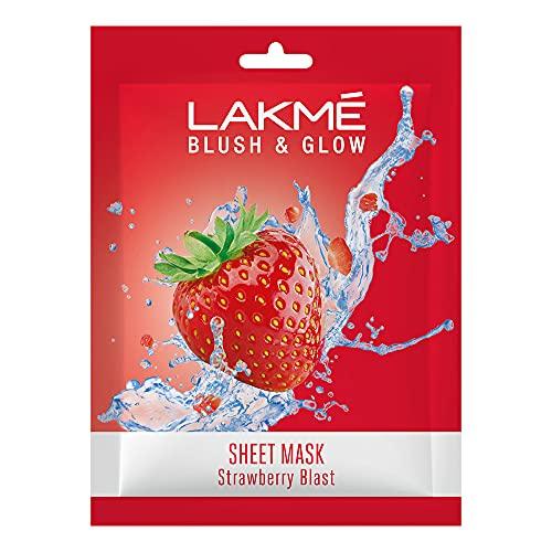 Lakme Blush & Glow Strawberry Sheet Mask|| 25 ml - LAKMÉ Beauty