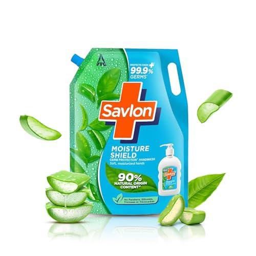 Savlon Moisture Shield Germ Protection Liquid Handwash Refill Pouch, 1.35L or above