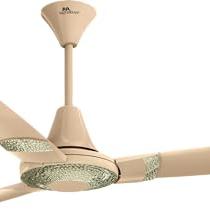 RR Signature Jaipur Tamra 1200mm Designer Ceiling Fan for Home and Office | Star Rated and 40% Energy Saving (2 Year Warranty, Kanak Gold) - RR Kitchen