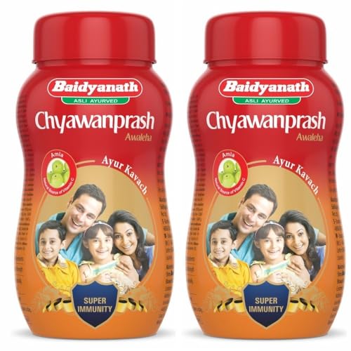 Baidyanath Asli Ayurved Chyawanprash - 450 gm (Pack Of 2) - Builds Overall Health Improves Immunity And Strength| With Goodness Of 42+ Ayurvedic Herbs