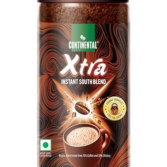 Continental Coffee XTRA Instant Coffee Powder | 200g Jar | 30% Chicory and 70% Robusta Coffee | Medium Roast | Granulated - Continental Coffee Grocery