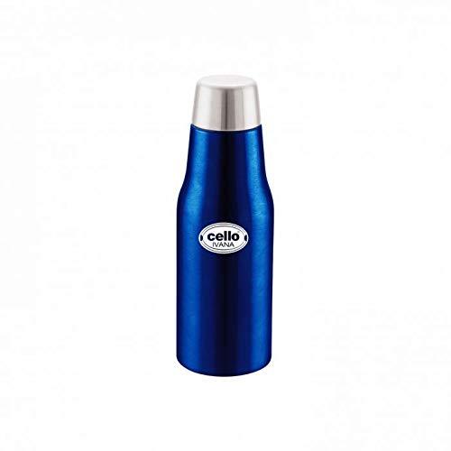 CELLO Ivana Stainless Steel Double Walled Water Bottle, Hot and Cold, 900ml, 1 Unit, Blue - CELLO Kitchen