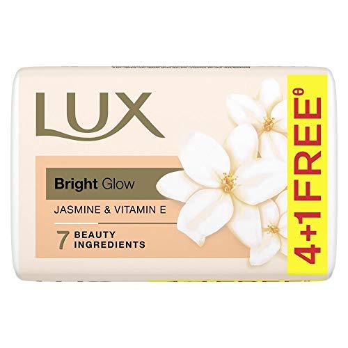 Lux Glow Jasmine & Vitamin E For Glowing Skin Beauty Soap Offer Pack 5X100 g - Lux Beauty