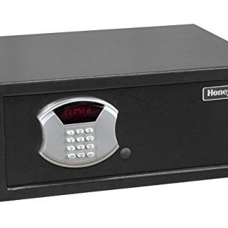 Honeywell Safes – 5105 Low Profile Steel Security Safe with Hotel-Style Electronic Digital Lock for Home & Offices (1.14-Cubic Feet, Black)