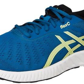 ASICS Men's Flexc Deep Sea Teal/Glow Yellow Sneaker (1201A275.402) - ASICS Shoes