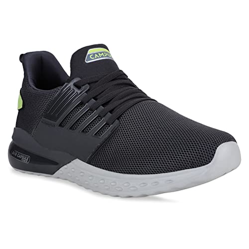 Campus Men’s Jade Walking Shoes M.Gry/Pista GRN – 10UK/India