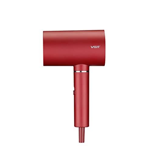 VGR V-431 Professional Hair Dryer 1600-1800W 3 Heat Setting & 2 speed settings comes with Double Overheating Protection, Cool function & 1.8m cable - Red - VGR Personal Care Appliances