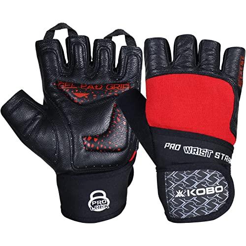 Kobo WTG-56 Gym Gloves with Wrist Support - Kobo Sports