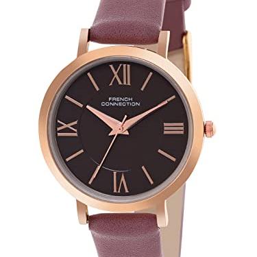 French Connection Analog Brown Dial Women's Watch-FCN00037C - French Connection Watch