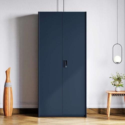 GODREJ INTERIO Almirah Neolite 2-Door Steel Almirah, Cupboard for Clothes (Textured Denim Blue), 1-Year Warranty, 4 Shelves, 1 Locker - GODREJ INTERIO Furniture